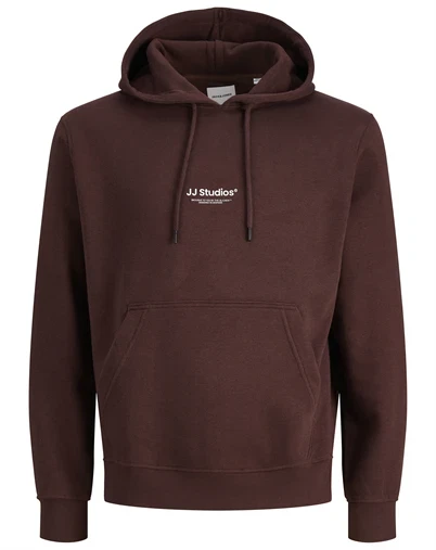 Jack & Jones - JJESoho Hoodie - Bitter Chocolate